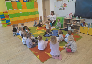 Zajęcia podczas Dnia Kundelka w grupie misie