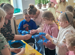 Wizyta przedszkolaków podczas Dni Otwartych ZSP w Lubochni